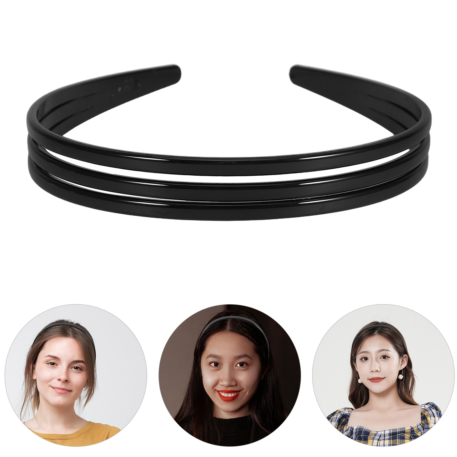 Formal Wear Hairstyles For Women - 精巧な中空三層歯付きヘアバンド、女性用、一日中快適、カジュアルからフォーマルまで多用途に使えるスタイリングヘッドバンド