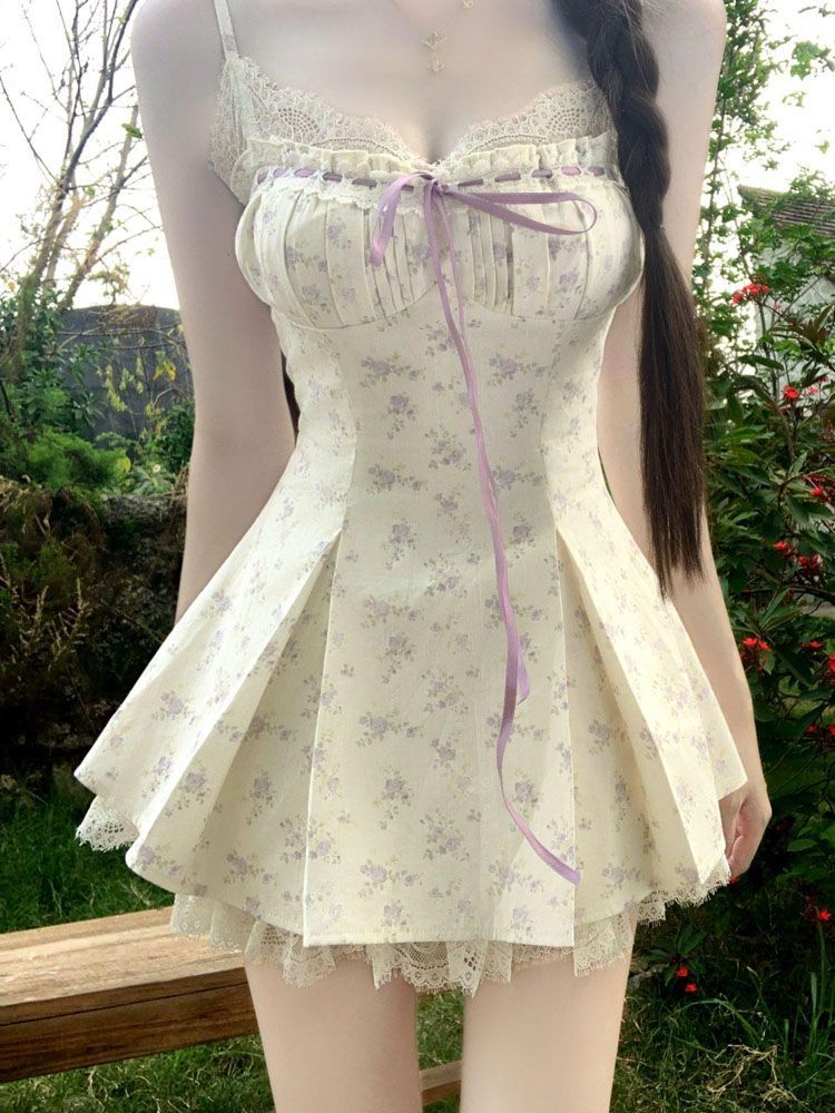 Women Formal Wear For Summer - 2026年夏韓国ファッションデザインサスペンダードレス女性用2026新作スリムプリントAラインエレガントスイートドレスツーピーススーツ女性用
