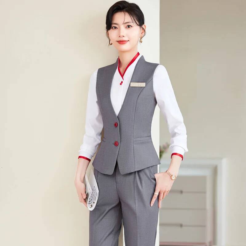 Women'S Formal Wear Plus Size - プラスサイズ 5XL フォーマルパンツスーツ エレガントスタイル レディース ビジネスワークウェア