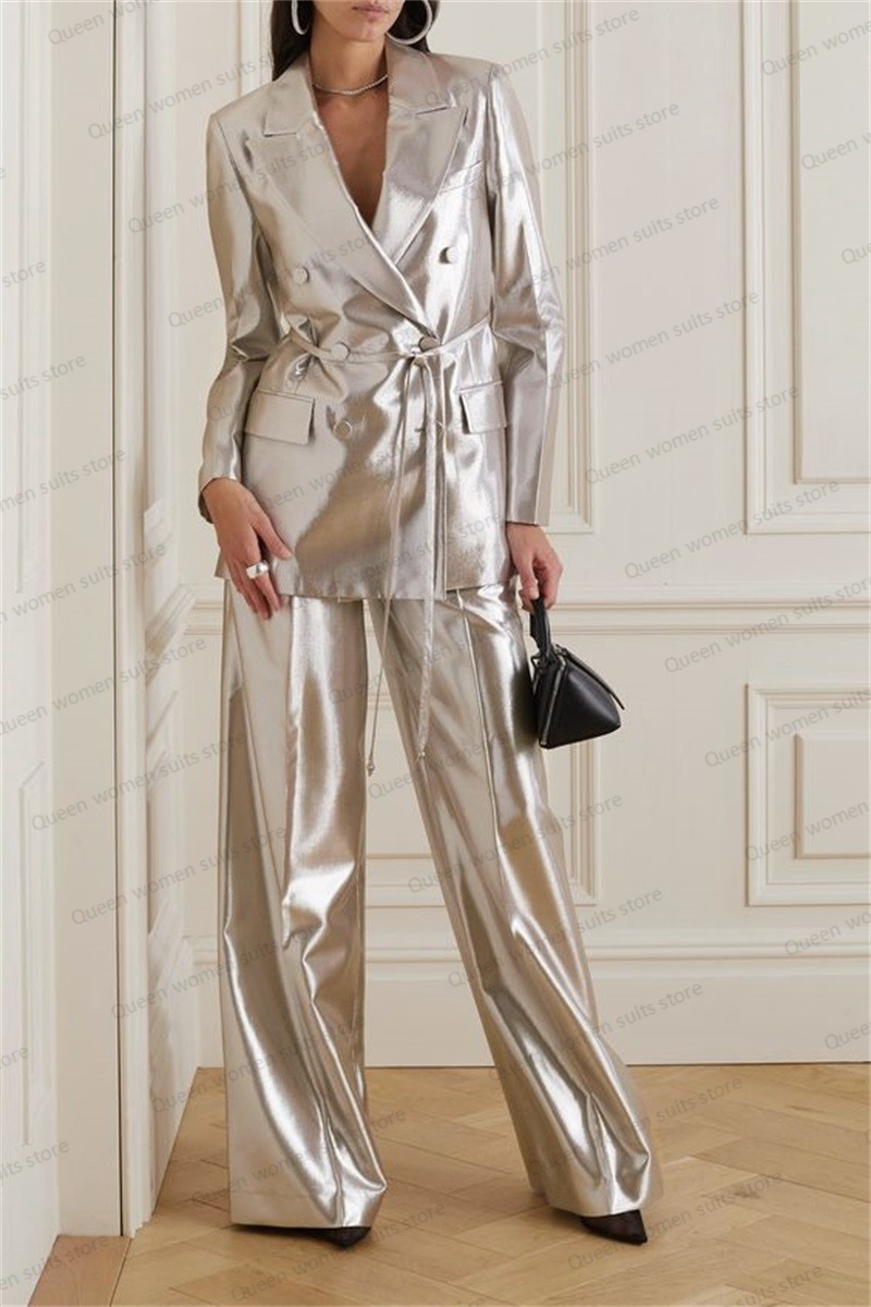 女性のための光沢のあるサテンのウェディングスーツ,ブレザーと - Women'S Formal Jackets To Wear With Dresses のレビューと価格
