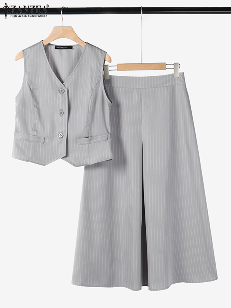 ZANZEA オフィスレディース ツーピースセット 夏 スト - Women Formal Wear For Summer のレビューと価格
