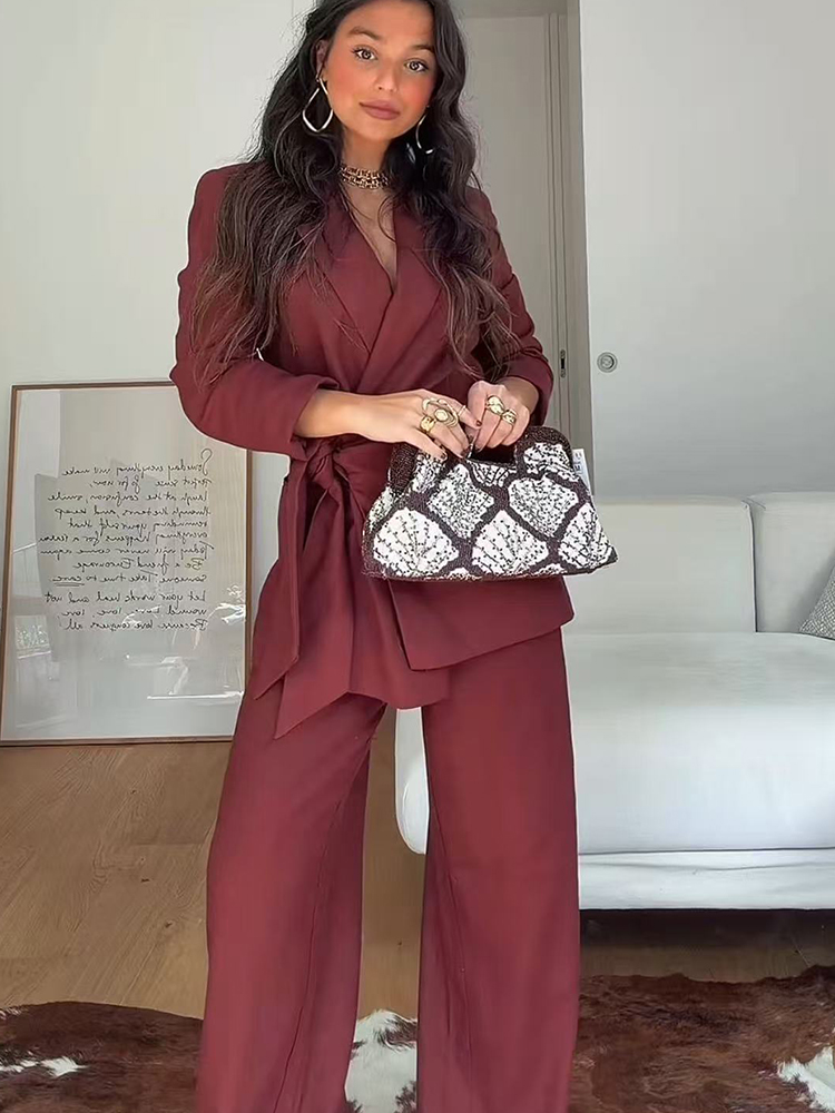 ファッションオフィスレディースブレザーパンツスーツエレガント - Female Formal Wear のレビューと価格