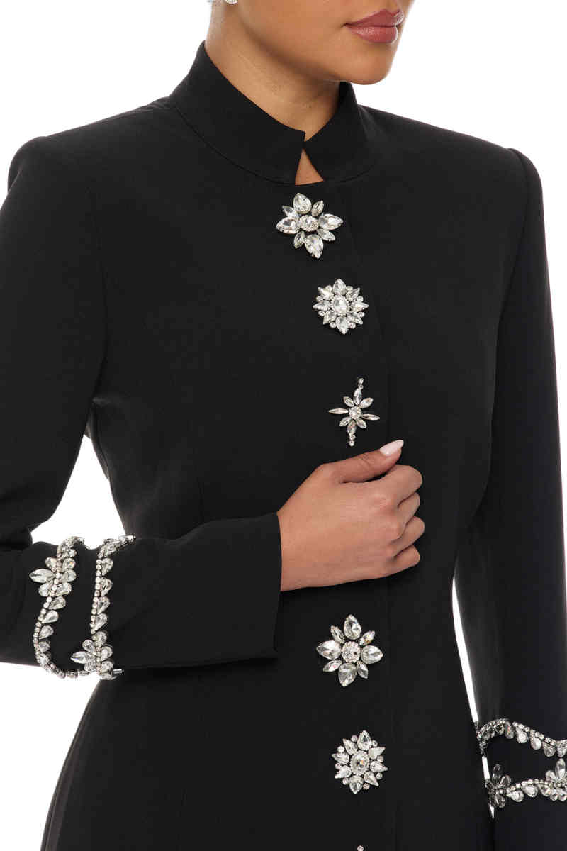 デザイナークリスタル女性パンツスーツセレブイブニングパーティ - Women'S Formal Jackets To Wear With Dresses のレビューと価格