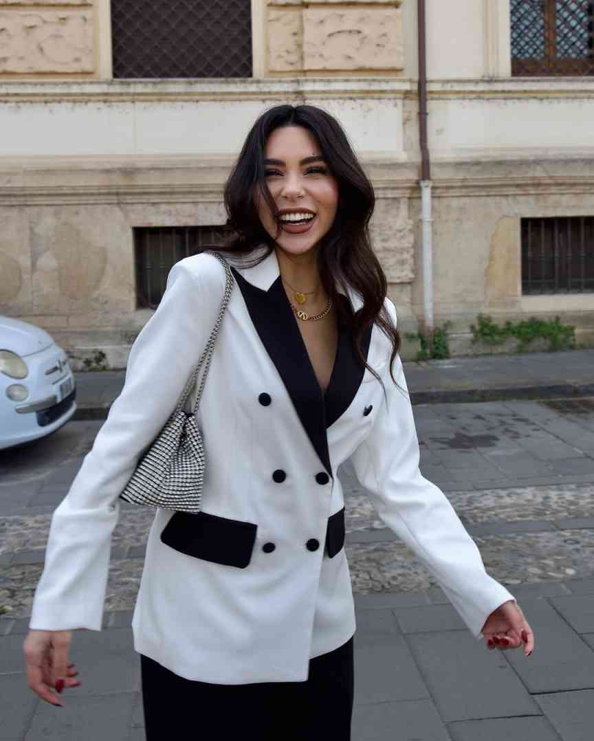 現代女性スーツ 2 ピース ブレザー パンツ ダブルブレスト - Women'S Formal Wear Jackets のレビューと価格