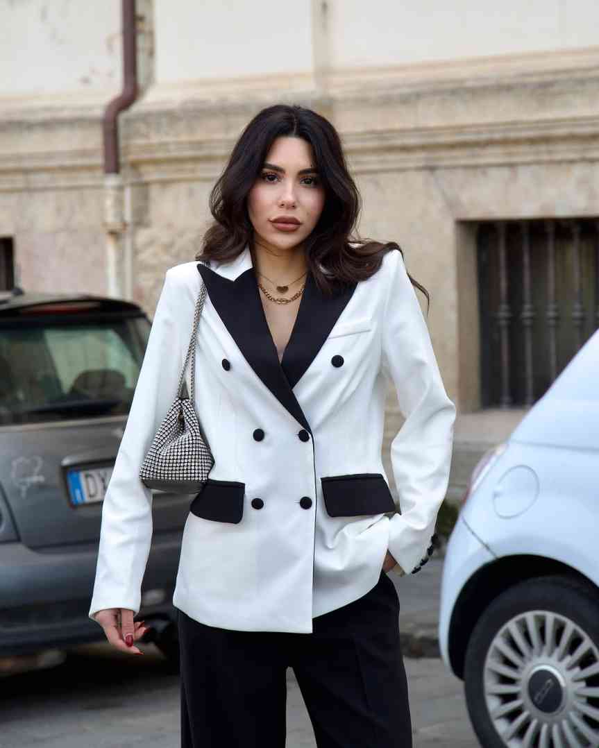 現代女性スーツ 2 ピース ブレザー パンツ ダブルブレスト - Women'S Formal Wear Jackets のレビューと価格