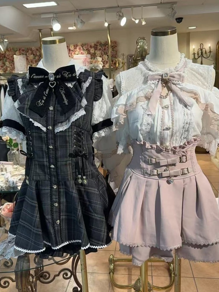 2026 かわいいフリル付き日本ロリータブラウス女性かわいい - Formal Wear Japan Women のレビューと価格