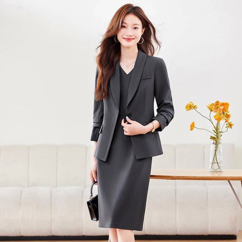 高品質生地のレディースビジネススーツ、ドレスとジャケットコー - Women'S Formal Jackets To Wear With Dresses のレビューと価格