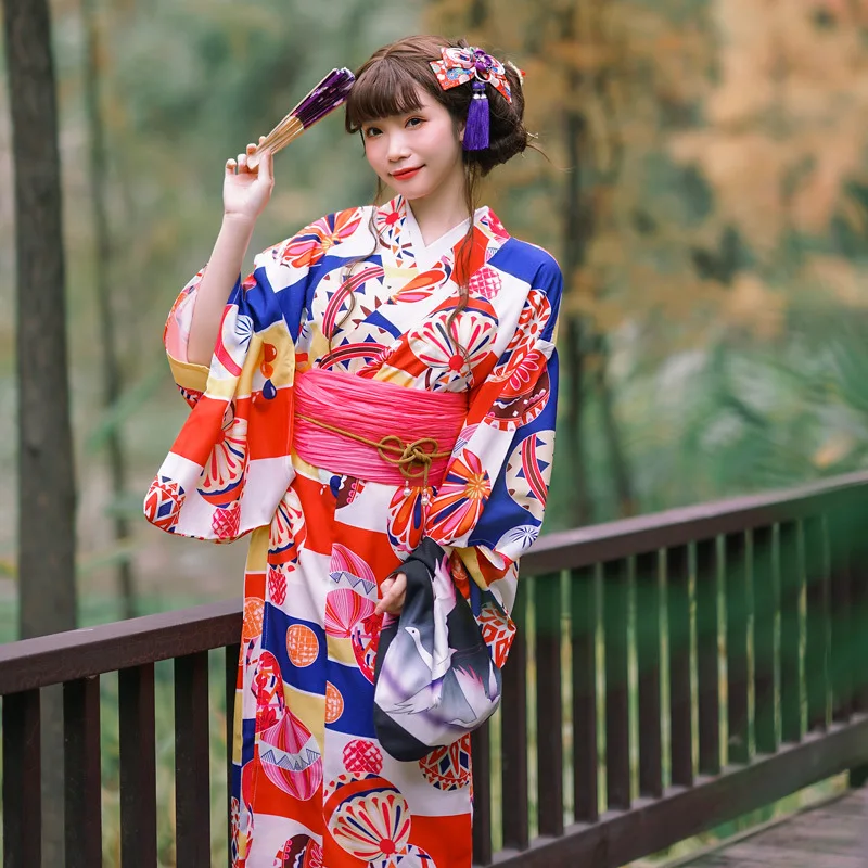 女性の日本スタイルの伝統的な着物フォーマル浴衣修正しわ防止ロ - Formal Wear Japan Women のレビューと価格
