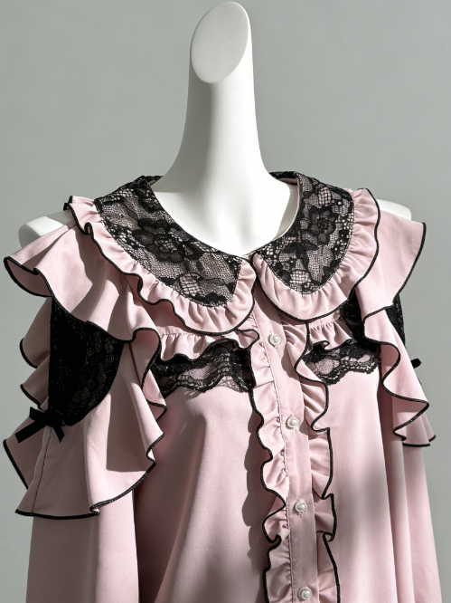 かわいい原宿 JK 女性ボウレース軽量かわいいカジュアルシャ - Formal Wear Japan Women のレビューと価格