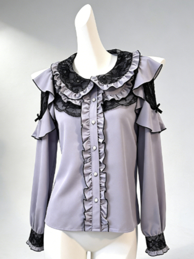 かわいい原宿 JK 女性ボウレース軽量かわいいカジュアルシャ - Formal Wear Japan Women のレビューと価格