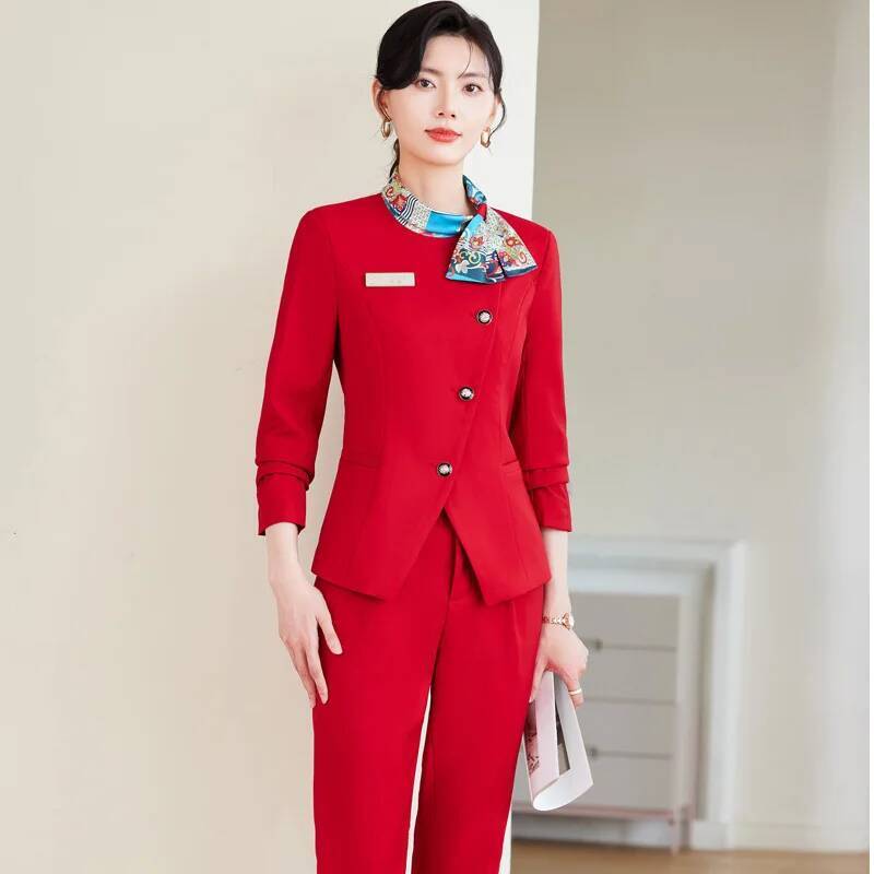 プラスサイズのフォーマルでエレガントなスタイルのパンツスーツ - Women'S Formal Wear Plus Size のレビューと価格