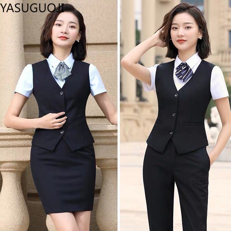 Yasuguoji エレガントなファッションの女性ベスト作業 - Women'S Formal Wear Plus Size のレビューと価格