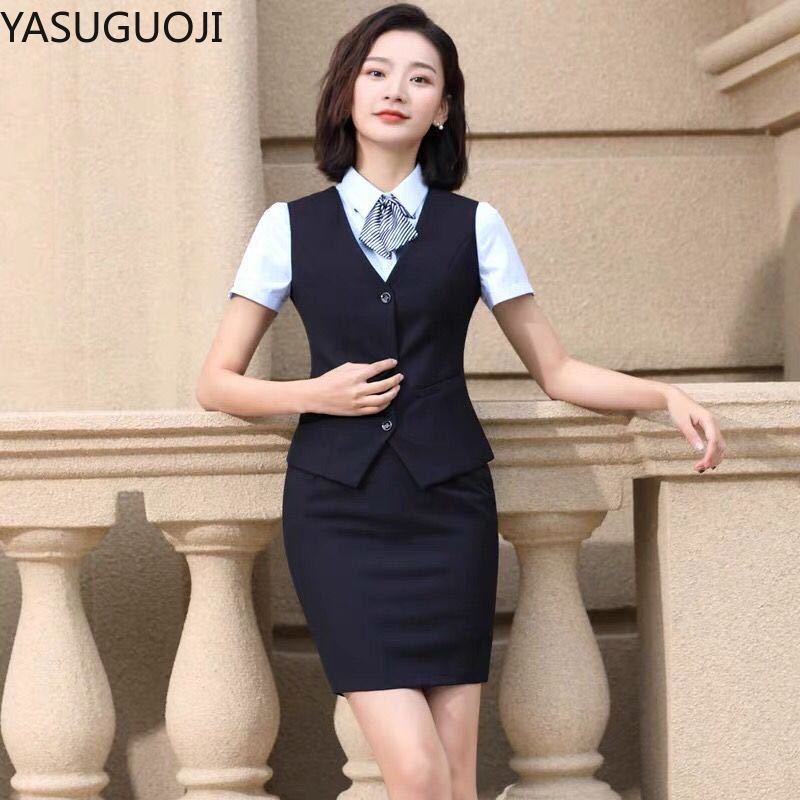 Yasuguoji エレガントなファッションの女性ベスト作業 - Women'S Formal Wear Plus Size のレビューと価格