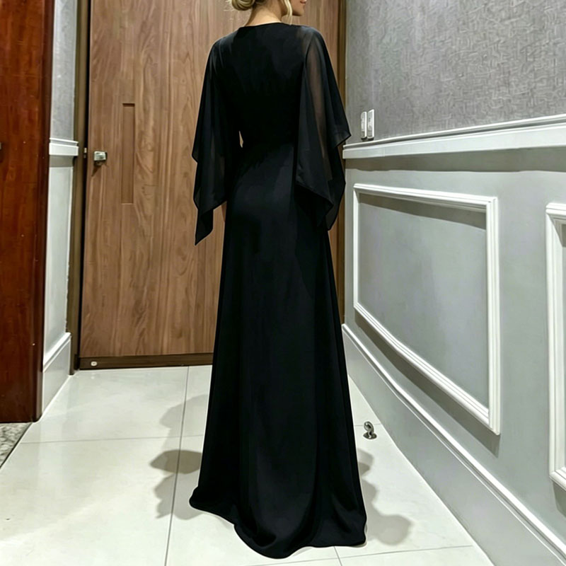 女性フォーマルジャンプスーツ 2 個セットシアーフレアスリー - Female Formal Wear のレビューと価格